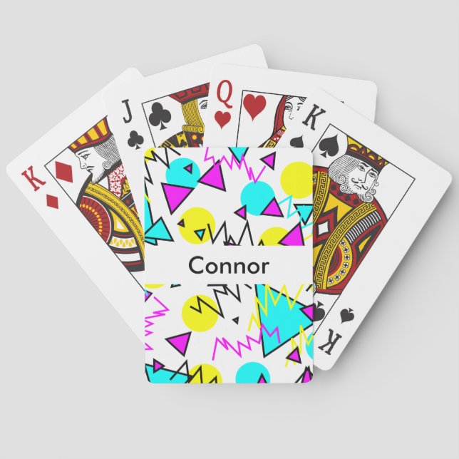 90's pattern playing cards (Back)