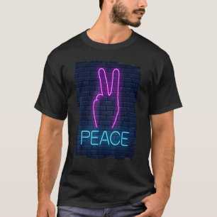 90s Peace Love Hand Sign Peace T-Shirt