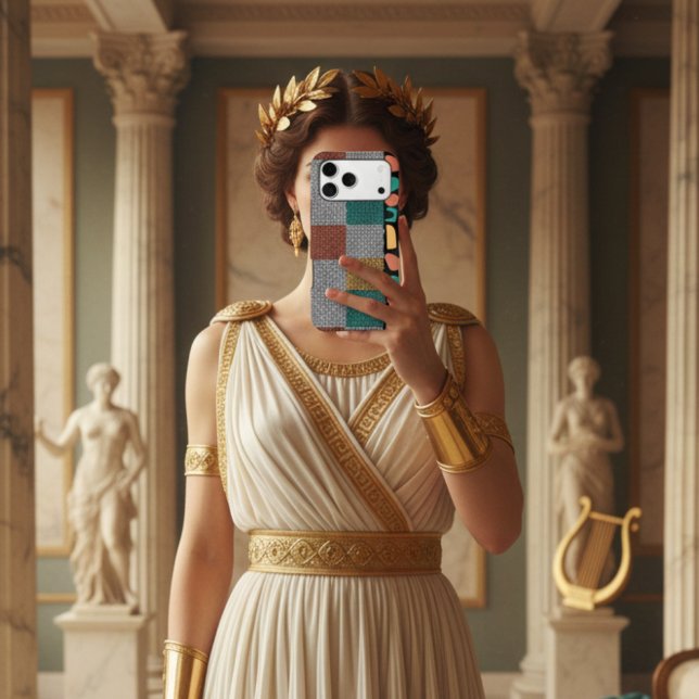 90s Retro Aesthetic Greek Key Abstract Geometric (Creator Uploaded)