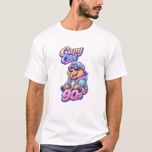 90s Retro Capybara T-Shirt Capy Cool Aesthetic