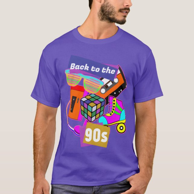 90s Retro Joke 1990 funny T-Shirt (Front)