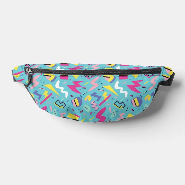90s Retro Pop Art Pattern Fanny Pack (Lay Down)