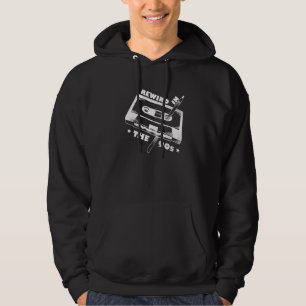 90's Retro Rewind A Cassette With Pencil Costume Hoodie