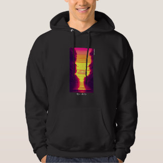 90's Retro Synthwave Japanese Vaporwave Otaku Aest Hoodie
