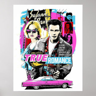 90s Romance Fiction Poster