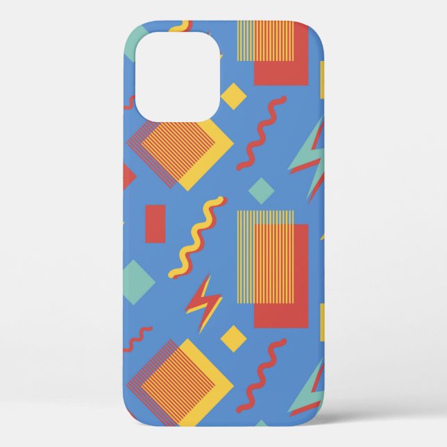 90s seamless pattern. Memphis background. Geometri Case-Mate iPhone Case (Back)