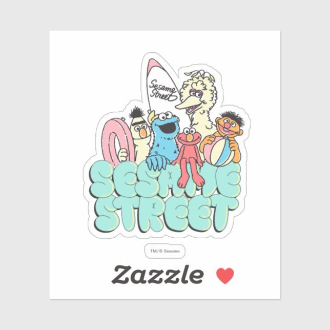 90's Sesame Street Vintage Surf (Sheet)