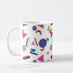 90s Shapes Coffee Mug