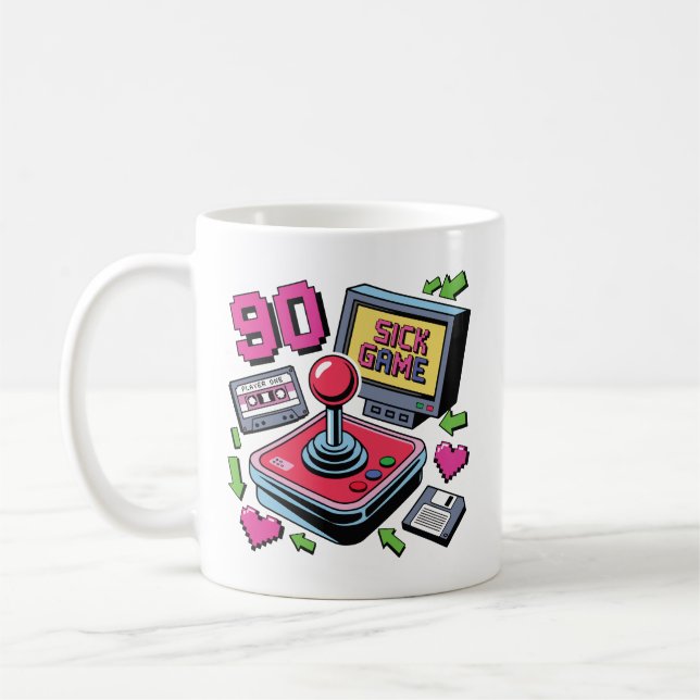 90s Sick game Coffee Mug (Left)