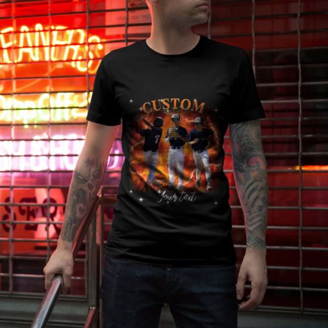 90's Sport Bootleg Rap Custom Photo T-Shirt (Creator Uploaded)