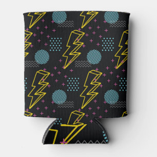 90's style: colorful abstract pattern can cooler