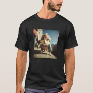 90s Style Hip Hop Cat T-Shirt