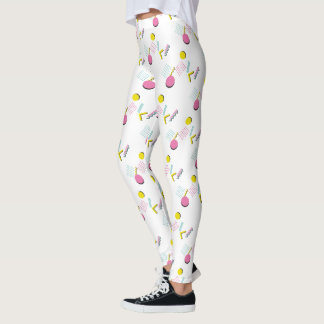 90s Theme Colourful Retro Memphis Pattern Leggings