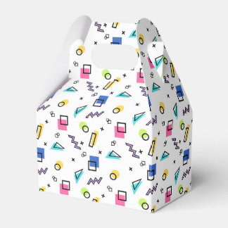 90s Vibe Simple Shapes & Outlines Favor Box