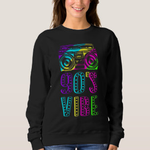 90s Vibe Vintage 1990s Music 90s Costume Party Nin Sweatshirt