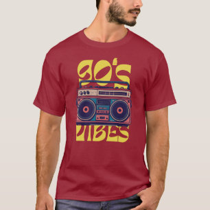 90's vibe vintage Boombox    T-Shirt