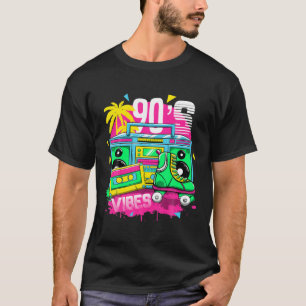 90S Vibes Nostalgic Party Retro Hip Hop T-Shirt