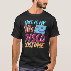 90s Vinyl Disco Music Costume Party 1990s Retro Ni T-Shirt