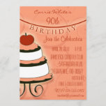 90th - 99th  Birthday Party Invitations<br><div class="desc">Enjoy the elegance of customized without the expense with this classic birthday party invitation. It is the perfect signal to your guests that a wonderful time will be had by all! What a lovely way to honour the birthday guy or gal. Just click customize and change the number to your...</div>