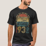 90th Birthday  90 Years Old Awesome Since November T-Shirt<br><div class="desc">90th Birthday  90 Years Old Awesome Since November 1932</div>