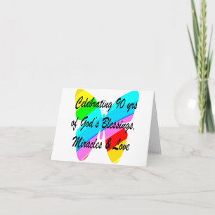 90TH BIRTHDAY BLESSING CARD