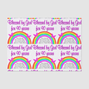90TH BIRTHDAY BLESSING TISSUE PAPER
