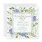 90th Birthday Blue Hydrangeas Floral Watercolor