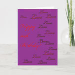 90th Birthday Card<br><div class="desc">A way to celebrate the day of someone very special to you.  Birthday card for people turning 90 years old.</div>