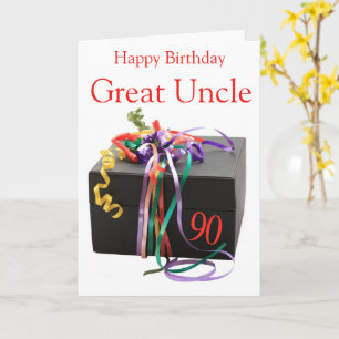 90th Birthday Customizable Card