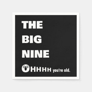 90th Birthday Getting Old Humour Napkin