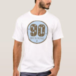 90th Birthday Gift Ideas T-Shirt<br><div class="desc">These 90th birthday gifts makes a great gift ideas for a friend having a 90th birthday.</div>