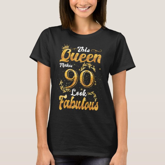 90th Birthday Gifts Grandma  T-Shirt (Front)