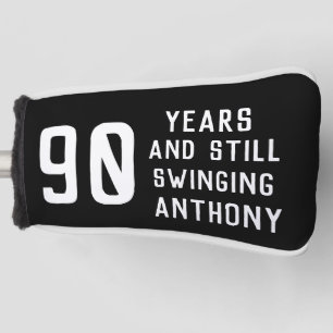 90th Birthday Golfer Ninety Dad Golfer Golf Head Cover