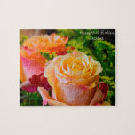 90th Birthday Grandmother. Jigsaw Puzzle<br><div class="desc">Happy 90th Birthday Grandmother. Jigsaws Flower Arrangements, These Jigsaws are made of sturdy cardboard and mounted on chipboard, these puzzles are printed in vivid and full color. For hours of puzzle enjoyment, give a custom puzzle as a gift today! Size from: 11" x 14" (252 pieces) Up to: super size...</div>