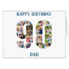 90th Birthday Number 90 Cutout Photo Collage Giant