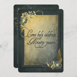 90th Birthday Party Invitation