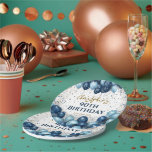 90th Birthday Party Navy Balloons Paper Plate<br><div class="desc">A gorgeous 90th birthday party or celebration paper plate. This fabulous navy blue and silver balloons design is the perfect tableware to decorate your table for an 90th celebration or ninetieth party.</div>