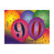 90th birthday party postcard invitation