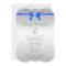 90th Birthday Silver Sequin Royal Blue Bow Diamond