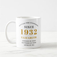 90th Birthday Standards Born 1932 Name Year 
