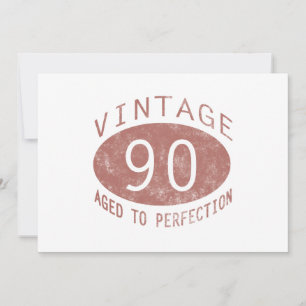 90th Birthday Vintage Humour Card