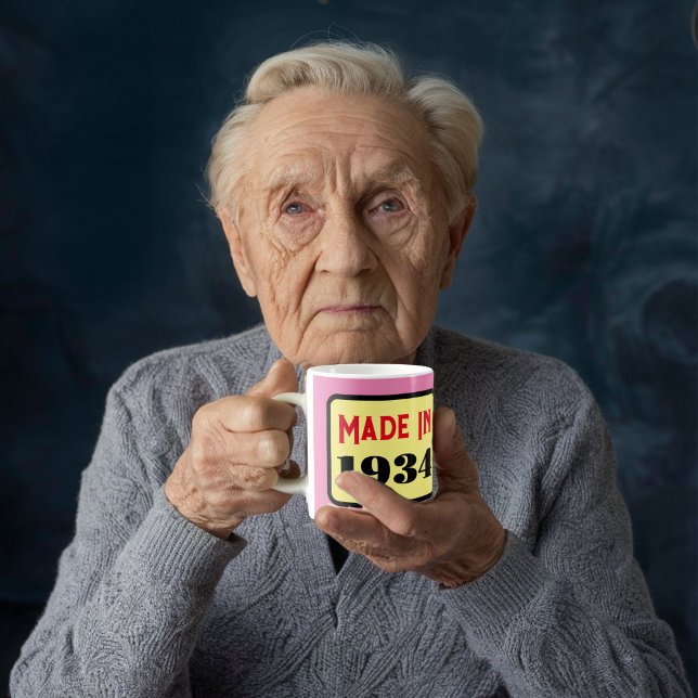 90th gift ninety years old 90 coffee  coffee mug (Creator Uploaded)