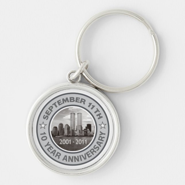 911 10 Year Anniversary Keychain (Front)
