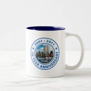 911 10 Year Anniversary Two-Tone Coffee Mug