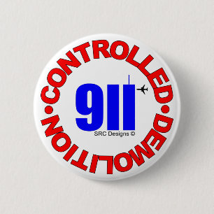 911 CONSPIRACY BUTTON
