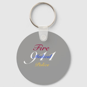 911 Dispatch Centre Keychain