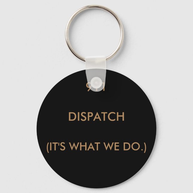 911 Dispatch Centres Keychain (Front)