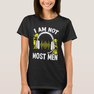 911 Dispatch Operator I am not most Men Thin Gold  T-Shirt