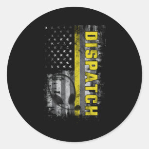 911 Dispatch Operators First Responder Dispatcher  Classic Round Sticker