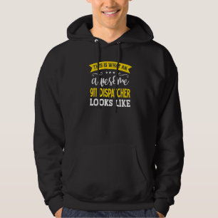 911 Dispatcher Job Title Employee Worker 911 Dispa Hoodie